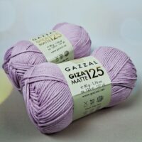 Газзал гіза матовий 125 (Gazzal Giza Matte) 50г/125м 5572 бузок