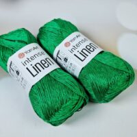 Ярнарт Інтенс Лінен (YarnArt Intense Linen) 50г/175м 4126 зелений яскравий