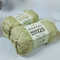 Газзал гіза матовий 125 (Gazzal Giza Matte) 50г/125м 5594 олива