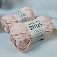 Газзал гіза матовий 125 (Gazzal Giza Matte) 50г/125м 5591 персик