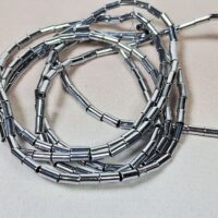 Гематит трубочка 2*4мм сталь 28339