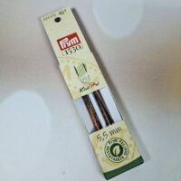 PRYM 223375 Спиці короткі натуральні KnitPro 5.5мм 8,7см