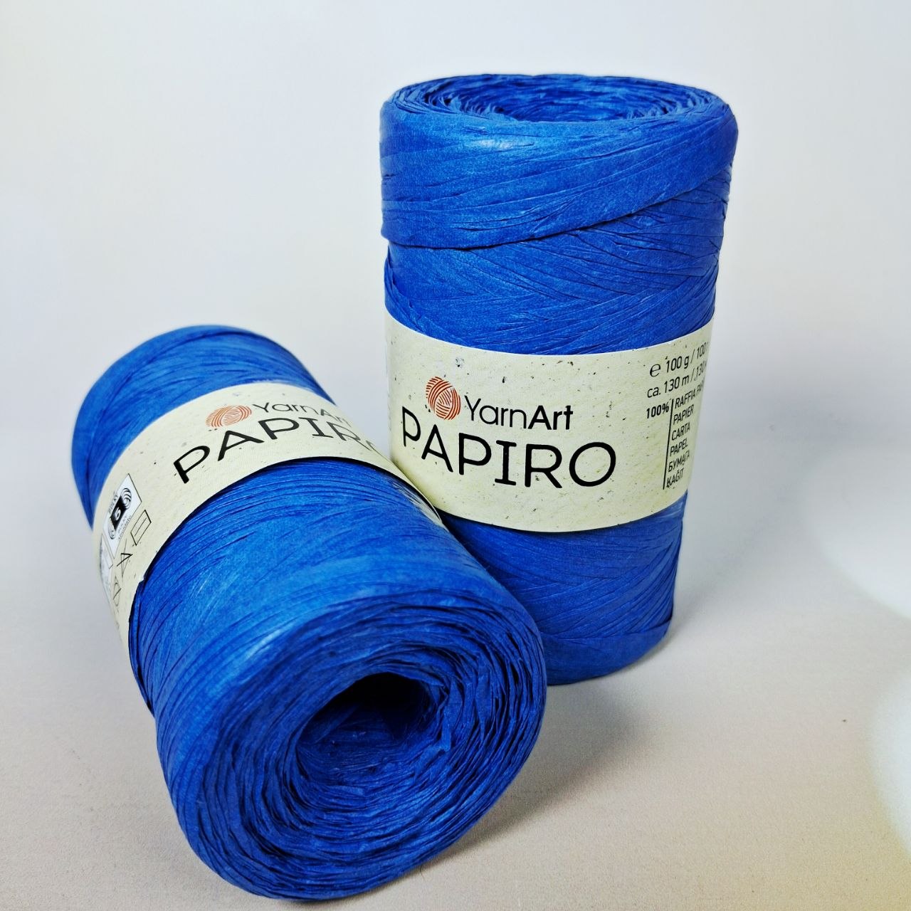 ЯрнАрт Папіро (YarnArt Papiro) 100г/130м 1325 блакитний яскравий