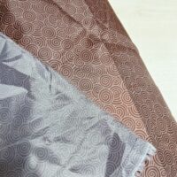 Пiдкладкова тканина 1,5см коричневi завитки