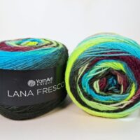ЯрнАрт Лана Фреско (YarnArt Lana Fresco) 100г/380м 8110 меланж салатовий