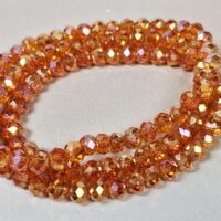 Скло 3,2*2,5мм 140-150шт темне шампанське 03316