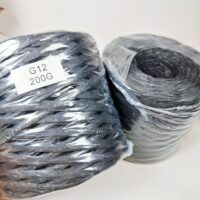 Рафія плоска 200г G12 чорний