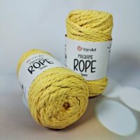 ЯрнАрт макраме Роуп (YarnArt Macrame Rope) 3мм 764 жовтий
