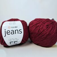 ЯрнАрт Джинс (YarnArt Jeans) 50г/160м 66 бордо