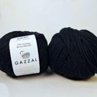 Газзал Чанкі (Gazzal Chunky) 50г/77м 158 чорний