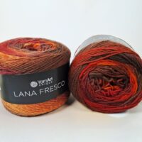 ЯрнАрт Лана Фреско (YarnArt Lana Fresco) 100г/380м 8105 меланж рудий