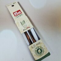 PRYM 223376 Спиці короткі натуральні KnitPro 6,0мм 8,7см