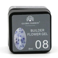 Гель для моделювання нігтів з додаванням сухоцвіту Flower Builder Gel №08, 8г ВР-154207