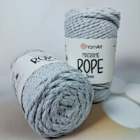 ЯрнАрт макраме Роуп (YarnArt Macrame Rope) 3мм 756 сiрий