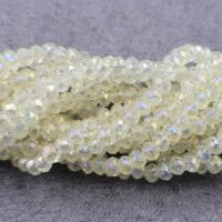 Скло 3,2*2,5мм 140-150шт лимоний з переливом 03309