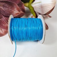 Шнур вощений 0,8 мм блакитний 24503