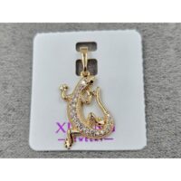 Кулон Xuping 13*27мм золото 18к 33293