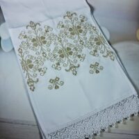 Рушник для сватiв золото хрестик 250*31см ЗХ25