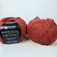 Ярнарт Імперіал Меріно (YarnArt Imperial Merino) 50г/100м 3314 терракот темний