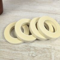 Флористическая лента (тейп-лента) 15 белая 3296 (или FLL)