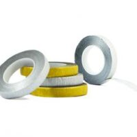 Флористическая лента металлик (тейп-лента) золото/серебро 1шт