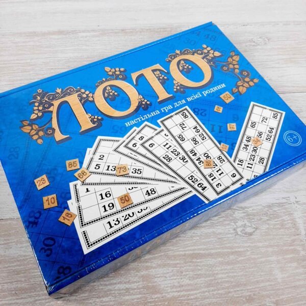 Игра Лото с деревяными фишками 30662