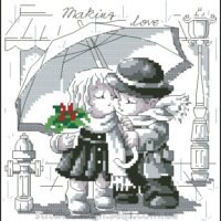 I.B. Studio Making Love, схема на бумаге