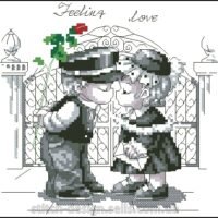 I.B. Studio Feeling Love, схема на бумаге