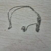 Ланцюг Якірне Плетіння 3,5мм сталь + карабін-лобстер 45см