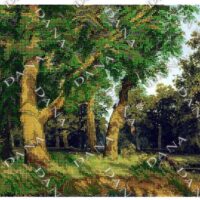 ДАНА-3364 Шишкин Дубовая роща, схема под бисер