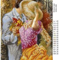 ДАНА-3366 Ветренная парочка, схема под бисер