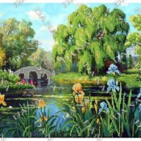 ДАНА-3374 Мост Оджакке, схема под бисер