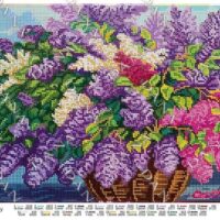 ДАНА-3381 Пишность сирени, схема под бисер