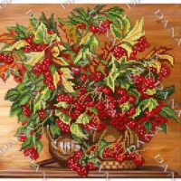 ДАНА-3382 Букет калины, схема под бисер