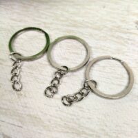 LD-052 Заготовка для брелка с цепочкой 28мм