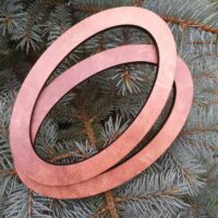 Ручки для сумок ПА-РЦ-15 цветное дерево овал