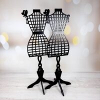 ПА-БП-008-1 Подставка под бижутерию Тремпель черный 55*16см