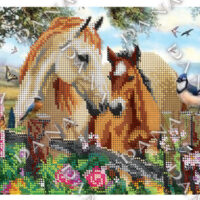 ДАНА-2114 С мамой, схема под бисер