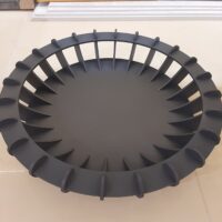 Лежанка для питомца черная круглая