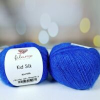 Філамо Кід Сілк (Filamo Kid Silk) 25г/225м 136 синiй меланж