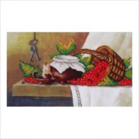 ВДВ Т-0472 Натюрморт с калиной, схема под бисер