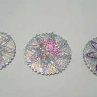 Цветочный кристал Круг 3см