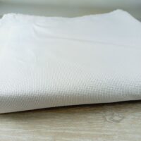 Тканина Польща Аїда 16ct 100% бавова №100 білий 50*53см