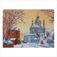 ВДВ Т-0466 Андреевский узвоз зимой, схема под бисер