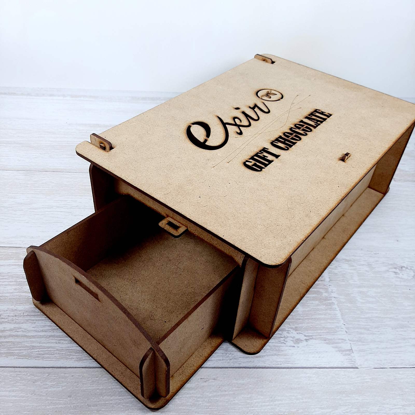 ПА-К-001 Коробка с выдвигающамся ящиком 3мм