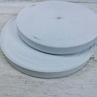 Гумка еластична плоска 45мм біла