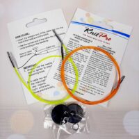 10535 KnitPro Кабель для спиць жовтий 120см