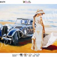 Фея Вышивки АВ-274 Ретро, схема под бисер