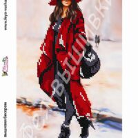 Фея Вышивки АВ-153 Девушка, схема под бисер