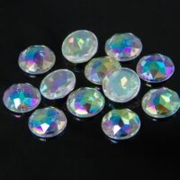 Пришивные Акрил Стразы Круглые 12*4мм Кристал АВ